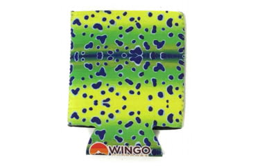 Image of Wingo Outdoors Fish Skin Can Cooler 3-Pack, Bonefish/Mahi Mahi/Tarpon, Standard Can, W-CAN-SAL-3PK