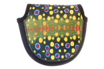 Image of Wingo Outdoors Fish Skin Reel Case, Brook Trout, Large, W-RLC-103-LG