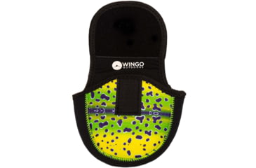 Image of Wingo Outdoors Fish Skin Reel Case, Mahi Mahi, Large, W-RLC-109-LG