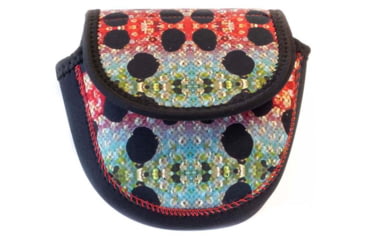 Image of Wingo Outdoors Fish Skin Reel Case, Rainbow Trout, Large, W-RLC-112-LG