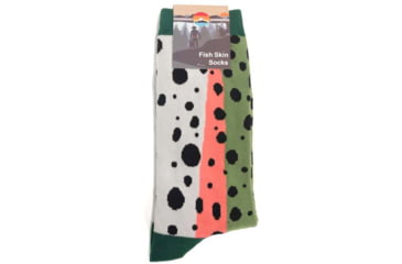 Image of Wingo Outdoors Everyday Socks - Men's, Rainbow Trout, Large/Xlarge, W-SOC-112-813