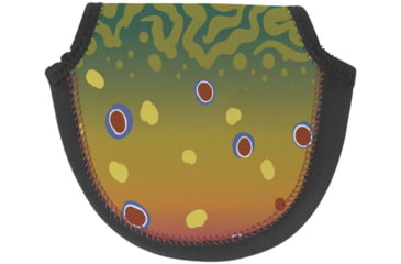 Image of Wingo Outdoors Fly Reel Case, Brook Trout, Large, W-RLC-122-LG
