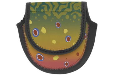 Image of Wingo Outdoors Fly Reel Case, Brook Trout, Large, W-RLC-122-LG