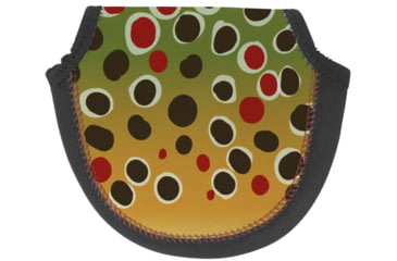 Image of Wingo Outdoors Fly Reel Case, Brown Trout, Large, W-RLC-123-LG