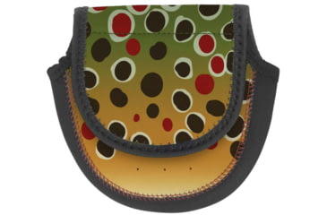 Image of Wingo Outdoors Fly Reel Case, Brown Trout, Large, W-RLC-123-LG