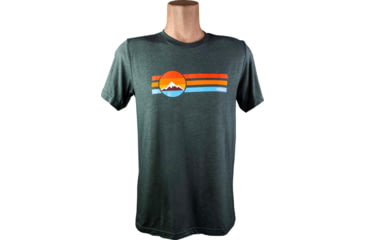 Image of Wingo Outdoors Retro T-Shirt - Men's, Green/Retro, 2XL, W-APP-RLT-G2X