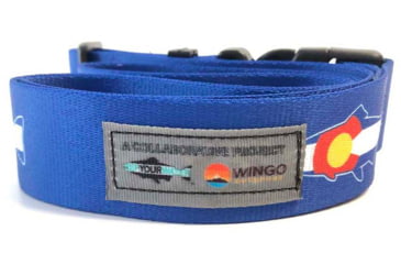 Image of Wingo Outdoors Wading Belt - RepYourWater, CO Flag Trout, One Size Fits Most, W-WAD-505-OS