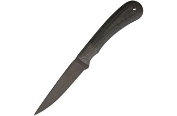 Image of Winkler Operator Knife Black Micarta Fixed Blade Knife, 4in, Carbon Steel, Standard Edge, Black, Micarta Handle, OPERKBLMI