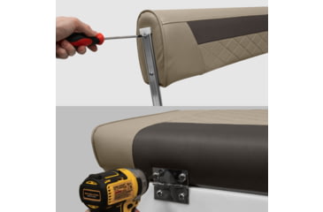 Image of Wise 70 Qt/62 Qt Swingback Cooler Back Rest/Seat Cushion Set, Neutral/Meteor, Medium, 8WD156-BS-1900