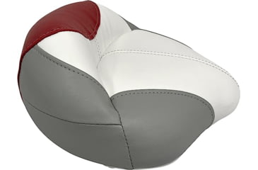Image of Wise Baja Series Casting Seat, Brite White / Dark Red / Grey, Small, 1466-1774