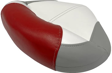 Image of Wise Baja Series Casting Seat, Brite White / Dark Red / Grey, Small, 1466-1774