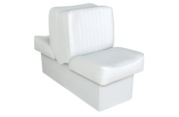 Image of Wise Deluxe Lounge Seat w/ 10'' Base, Wise White, Large, 8WD707P-1-710