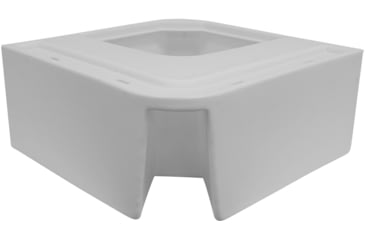 Image of Wise Deluxe Pontoon Radius Corner Section - Base Only, White, 8WD133-1B-204