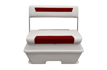 Image of Wise DLX Pontoon 70 Qt Swingback Cooler, Brite White/Crimson Red, Large, DLX156-1906