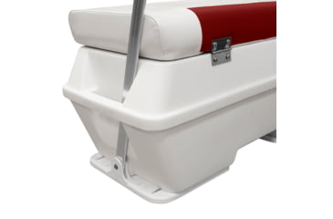 Image of Wise DLX Pontoon 70 Qt Swingback Cooler, Brite White/Crimson Red, Large, DLX156-1906