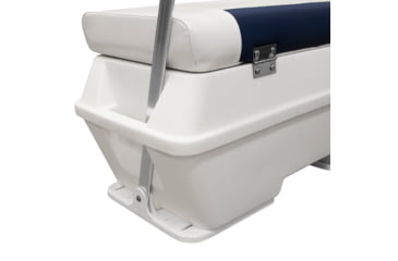 Image of Wise DLX Pontoon 70 Qt Swingback Cooler, Brite White/Mariner Blue, Large, DLX156-1904