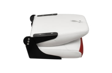 Image of Wise DLX Pontoon Fold Down Seat, Brite White/Crimson Red, Medium, DLX1461-1906
