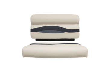 Image of Wise Premier Pontoon 36in Bench, Platinum/Mocha Java/Khaki, Large, BM1144-1066