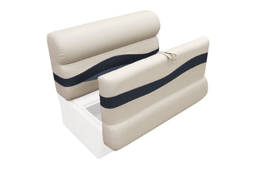 Image of Wise Premier Pontoon 36in Bench, Platinum/Mocha Java/Khaki, Large, BM1144-1066