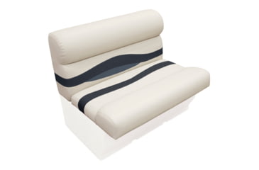 Image of Wise Premier Pontoon 36in Bench, Platinum/Mocha Java/Khaki, Large, BM1144-1066