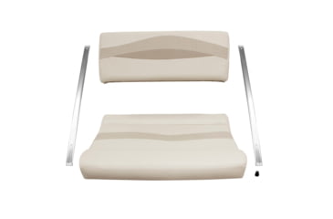 Image of Wise Premier Pontoon Flip-Flop Seat, Platinum/Mocha Java/Khaki, Large, BM1152-1066