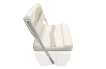 Image of Wise Premier Pontoon Flip-Flop Seat, Platinum/Mocha Java/Khaki, Large, BM1152-1066