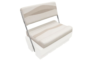 Image of Wise Premier Pontoon Flip-Flop Seat, Platinum/Mocha Java/Khaki, Large, BM1152-1066