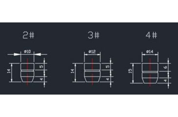 Image of Wisemen Trading Round Steel Axe Handle Wedges