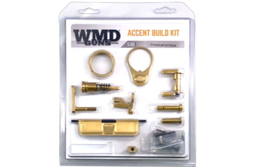 Image of WMD Guns Accent Build Kit, 5.56, Titanium Nitride, Gold, 1-ACCKIT-TiN