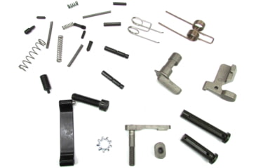 Image of WMD Guns Lower Parts Kit .308 Mod 2, NiB-X, Nickel/Black, 1-NIBXLPK308M2