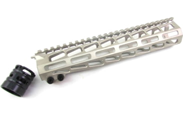 Image of WMD Guns M-LOK Handguard 10in DR Lightweight, AR-15, NiB-X, Nickel, 1-NIBXMLOKHG10 DR