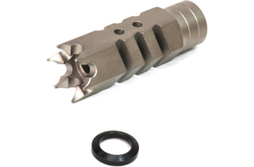 Image of WMD Guns PWS .223/5.56 FSC556 Muzzle Device, 1/2-28, NiB-X, Nickel, 1-NIBXMB24