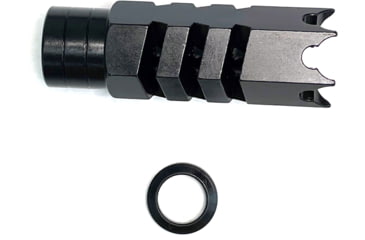 Image of WMD Guns PWS .223/5.56 FSC556 Muzzle Device, 1/2-28, Nitride, Black, MB24