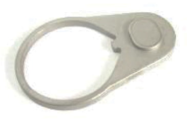 Image of WMD Guns Receiver End Plate, NiB-X, Nickel, 1-NIBXREP