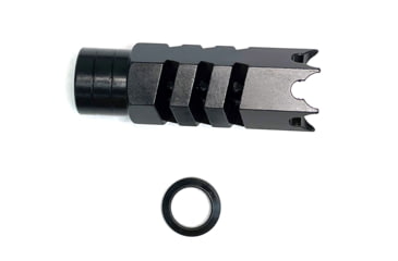 Image of WMD Guns Muzzle Brake, 5.56, 1/2x28, Nitromet, Black, 1-NMMB24