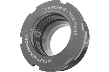 Image of Wolfpack Armory Low Profile Plan B Armory Hub Adapter, Black, PB1375BNV3
