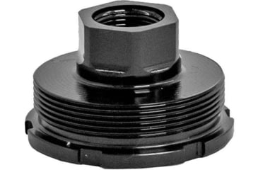Image of Wolfpack Armory Recessed Direct Thread HUB Adapter, 5/8x24, Black Nitride, RDT5824BN
