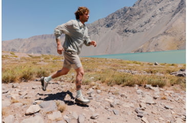 Image of Wolverine Agility Peak 5 Trail Running Shoes - Mens, Stucco/Beluga, 10 US, J068697-10