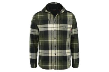 Image of Wolverine Bucksaw SJ Shirt - Men's, Forest Plaid, Medium W1203770-325-M