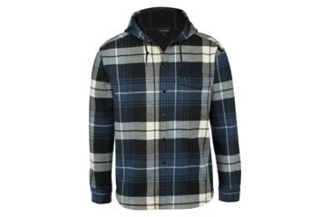 Image of Wolverine Bucksaw SJ Shirt - Men's, Blue Plaid, Extra Large W1203770-400-XL