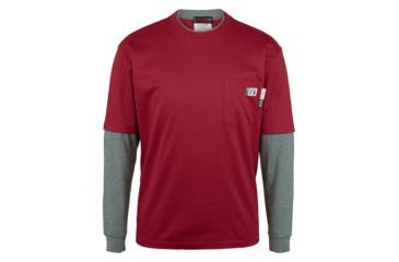 Image of Wolverine FR Miter Shirt - Mens, Dark Red, Extra Large, W1207030-617-XL