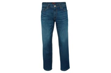 Image of Wolverine FR Stretch Denim Pants - Men's, Dark Denim, L32 W44 W1207040-401-L32 W44