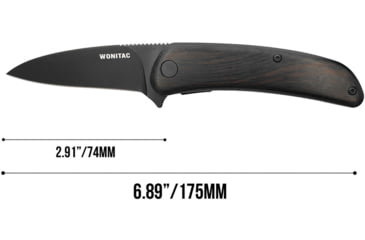 Image of WONITAC Linerlock Ebonywood, WNT2512