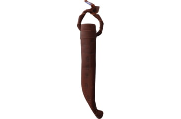 Image of Wood Jewel 7.5in Curly Birch Fixed Blade Knife, 7.5in Overall, 3in Carbon Steel Blade, Curly Birch Handle, Leather Sheath, 23VISA