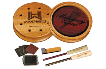 Image of Woodhaven Calls WH355 Mahogany Crystal Friction Call Turkey Yelps
