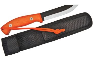 Image of WoodmanS Pal J. Wayne Fears Knife with Sheath, Survivial Knife, Nylon Sheath 173712