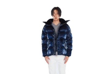 Image of Woodpecker Bumnester 3/4 Coat - Mens, All Wet Navy w/ Gold Trim, 3XL, 688130588010
