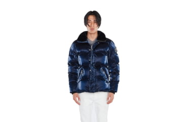 Image of Woodpecker Bumnester 3/4 Coat - Mens, All Wet Navy w/ Gold Trim, 3XL, 688130588010