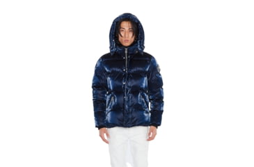 Image of Woodpecker Bumnester 3/4 Coat - Mens, All Wet Navy w/ Gold Trim, 3XL, 688130588010