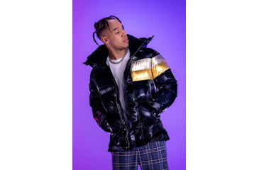 Image of Woodpecker Bumnester 3/4 Coat - Mens, Firebird/Black Gold, M, WPM002-FB-M